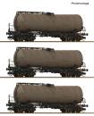 ROCO 6680067 - 3-tlg. Set: Knickkesselwagen, DR